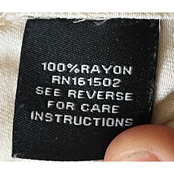 Vintage The J. Peterman Co Ivory Blue Pearl Snap Western Shirt Top  Mens Size XL - Picture 5 of 14